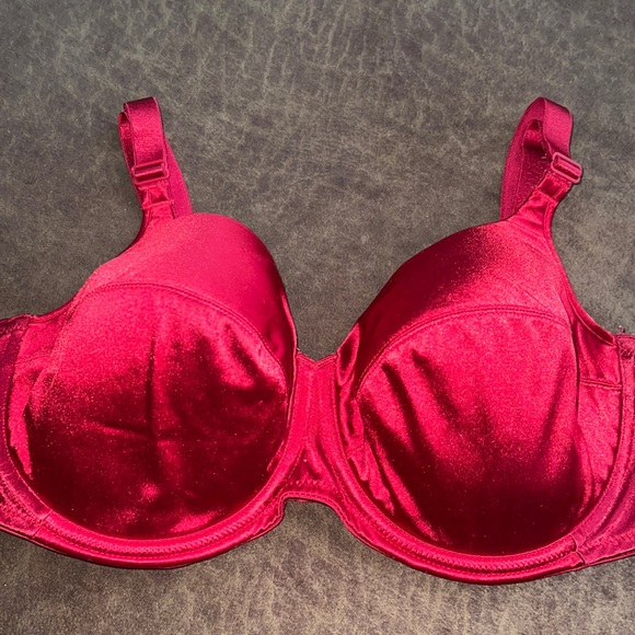 Playtex Intimates & Sleepwear Playtex Red Satin Padded Bra Poshmark